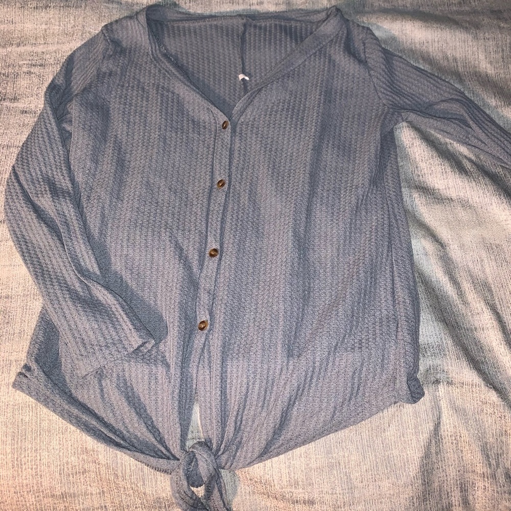 Button down sweater